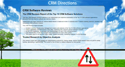 Desktop Screenshot of crmdirections.com