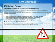 Tablet Screenshot of crmdirections.com